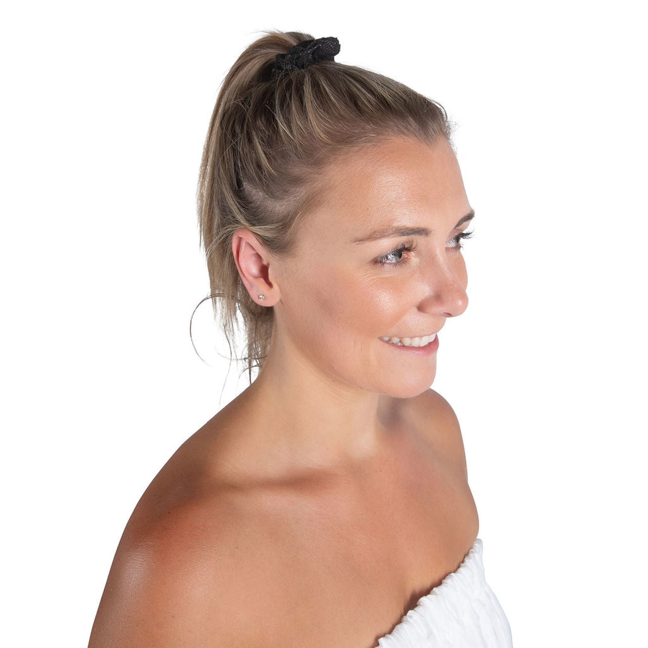 Black Hair Scrunchie - One Size Fits Most
