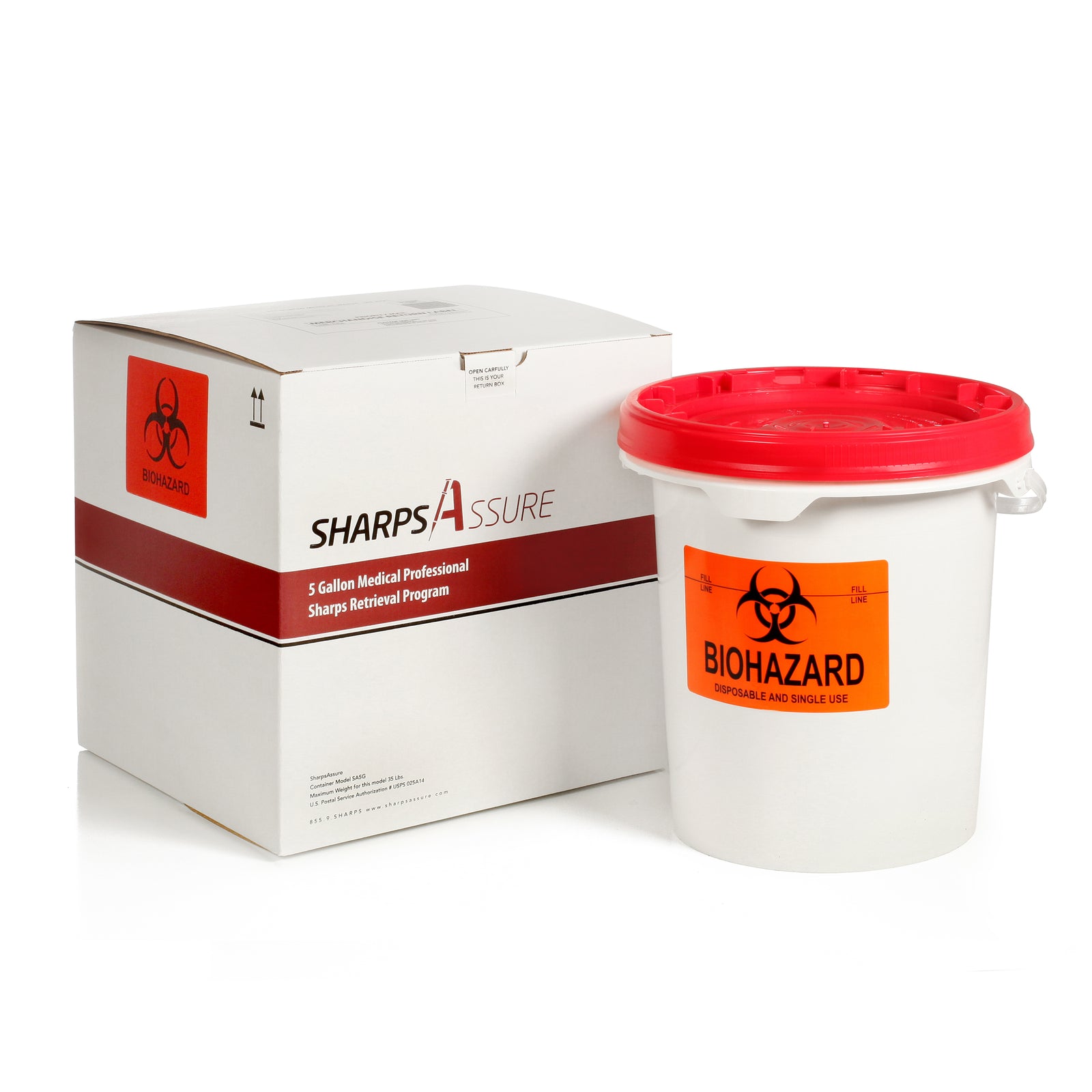 Sharps Assure Mailback Sharps Container