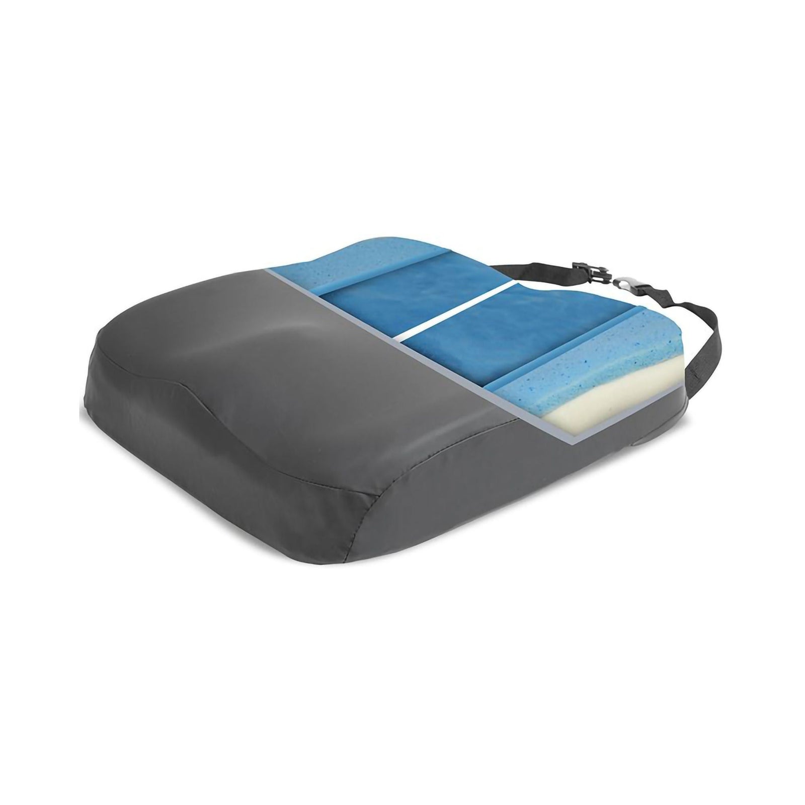 Proactive Medical Products Ultra Protek Gel-Foam Seat Cushion, 18 x 16 x 3 Inch