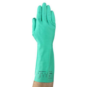 AlphaTec Sol-Vex 37-155 Medium Nitrile Chemical Protection Gloves