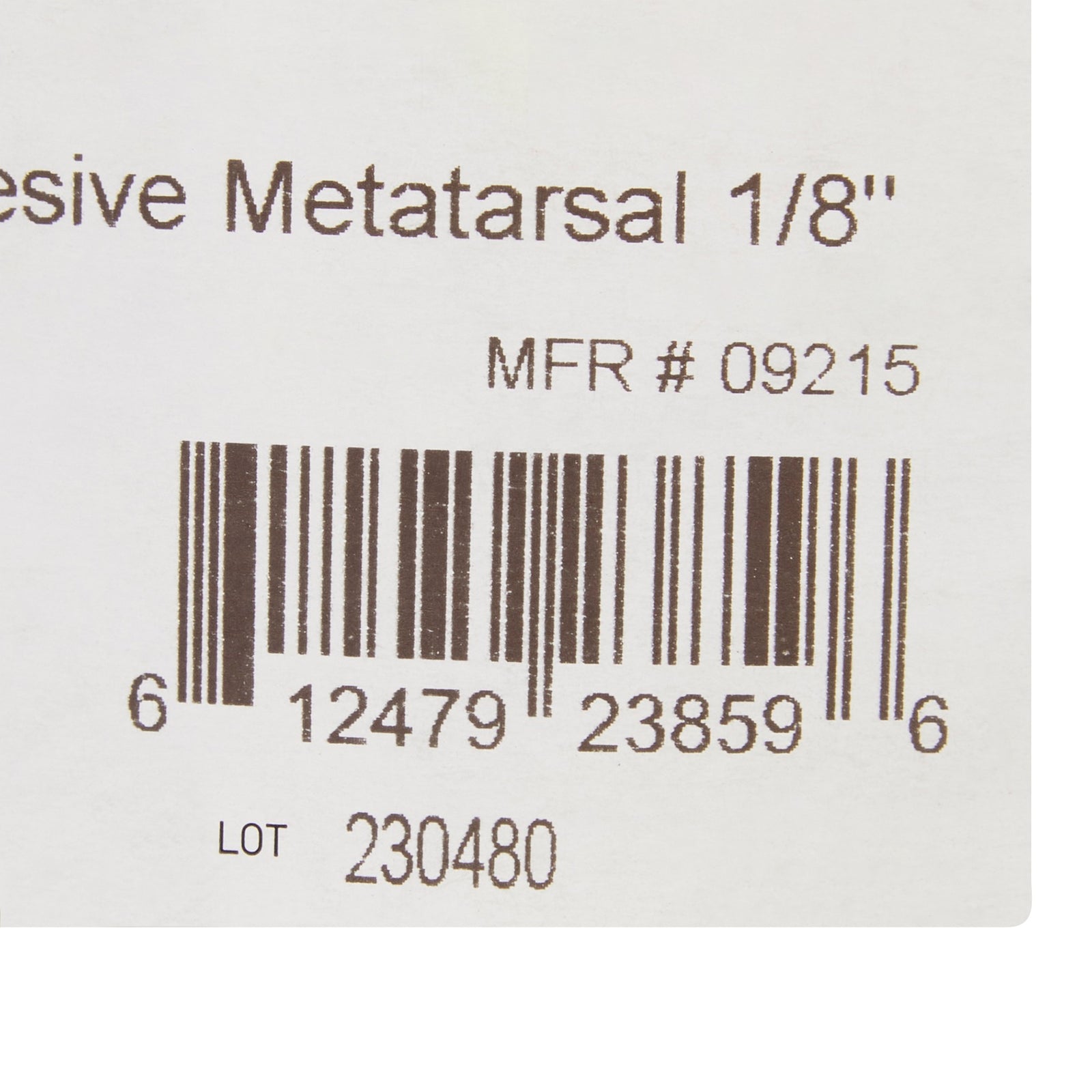 McKesson MedSurg Felt Adhesive Metatarsal Pad