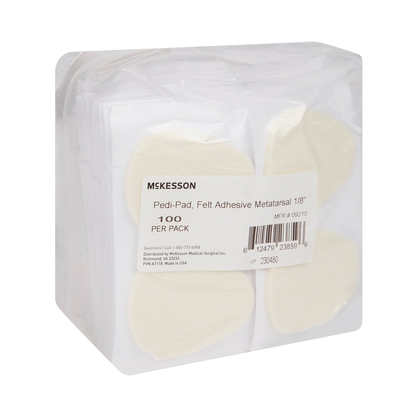 McKesson MedSurg Felt Adhesive Metatarsal Pad