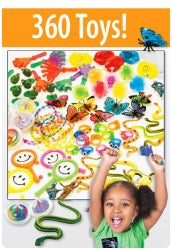 Kids Love Stickers Super Prize Pack of Toys - Pack of 360