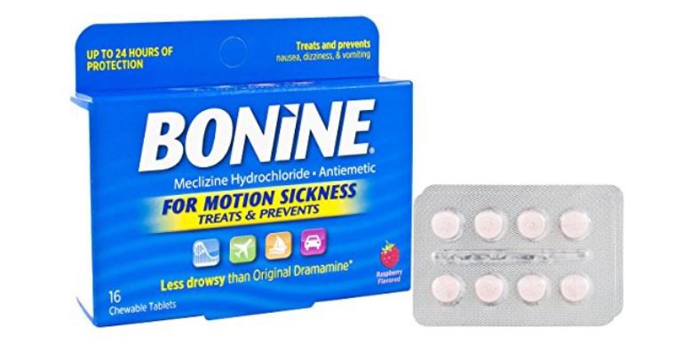 Bonine® 25 mg Chewable Tablets for Nausea Relief