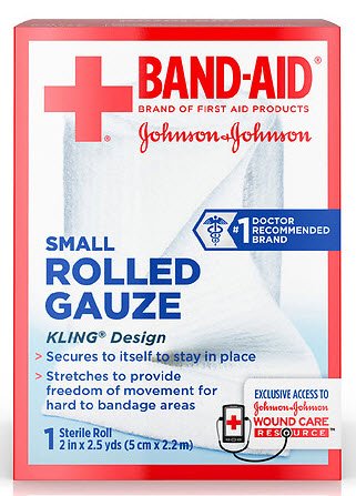 Band-Aid Conforming Bandage 2 Inch x 2.5 Yard Sterile