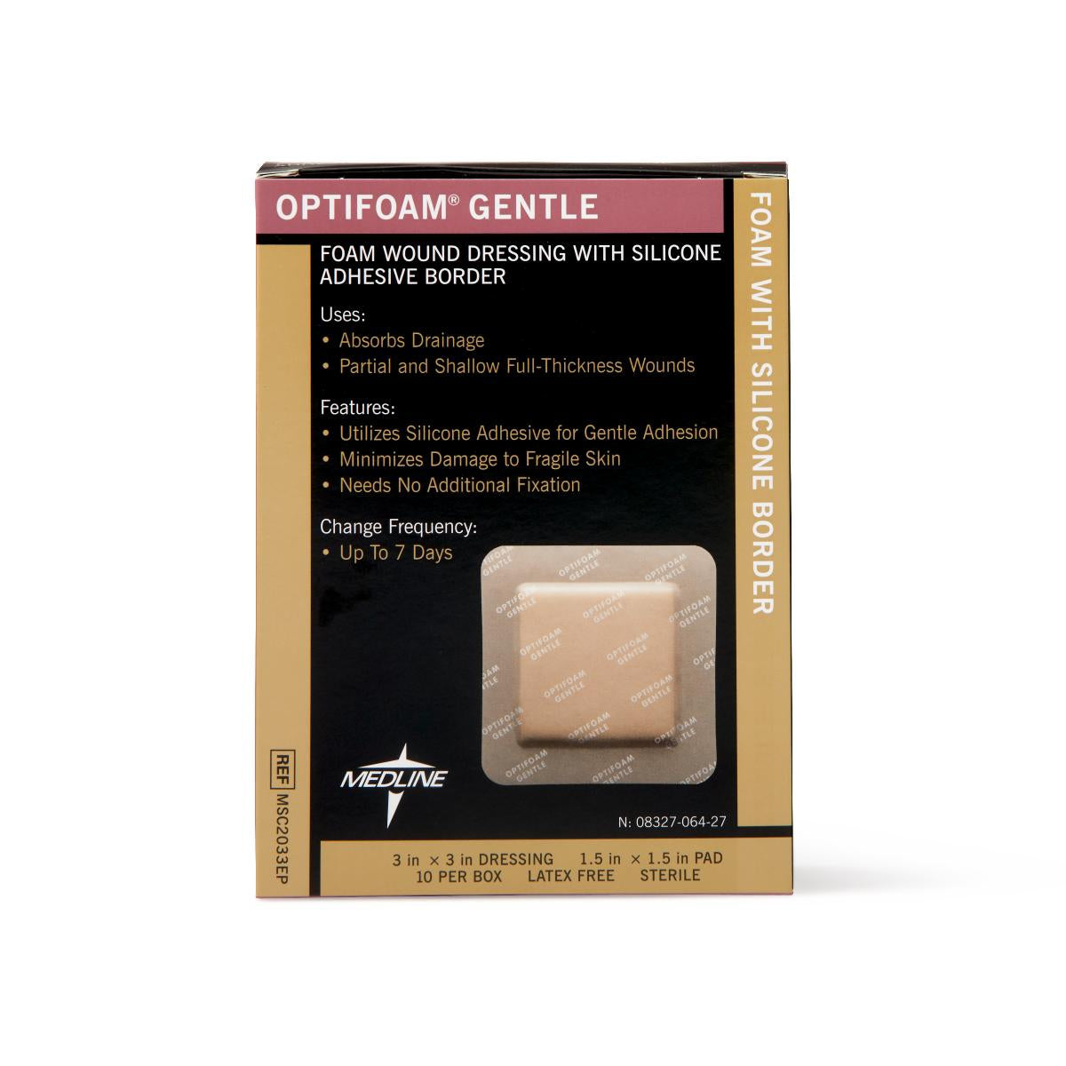 Optifoam Gentle Silicone Border Foam Dressing