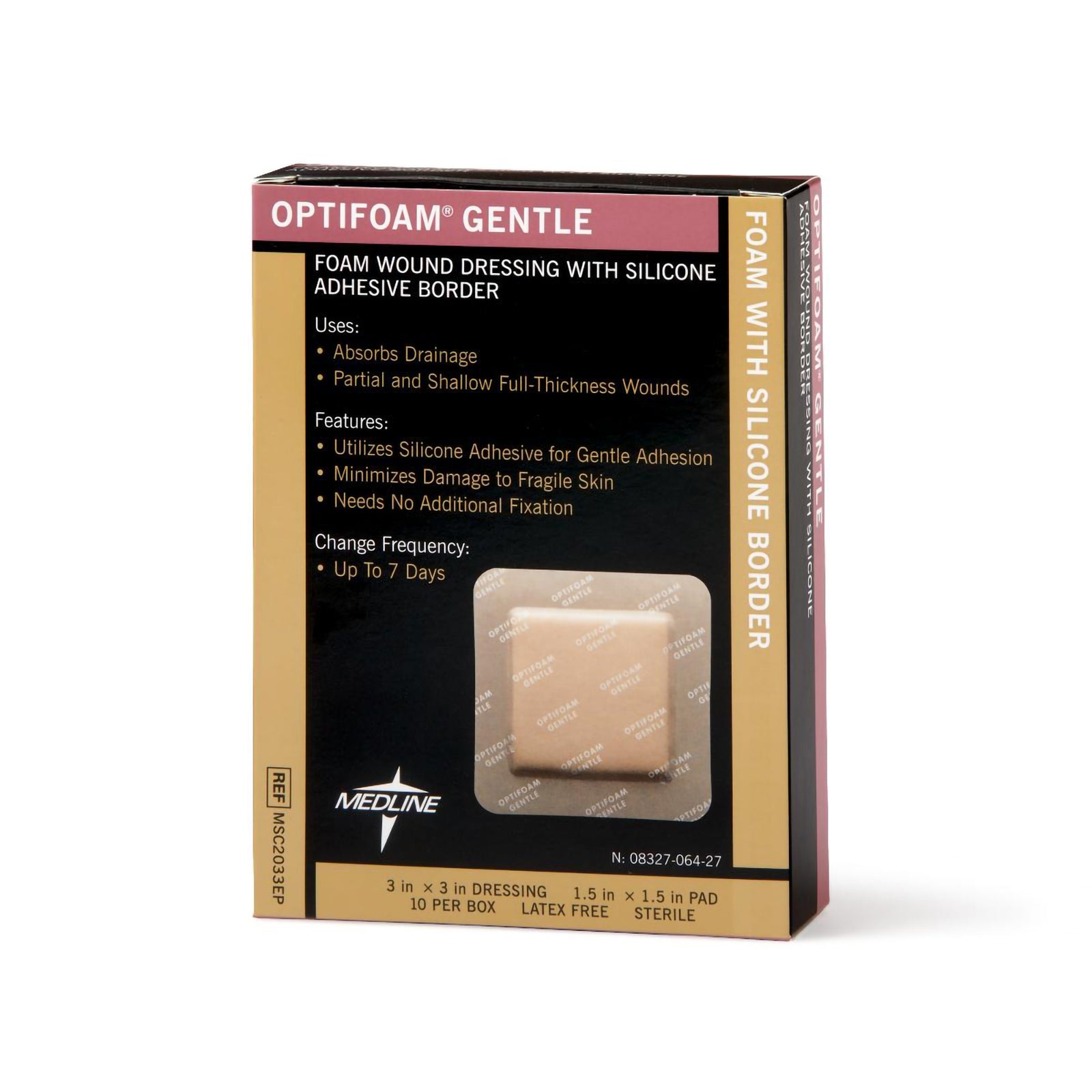 Optifoam Gentle Silicone Border Foam Dressing