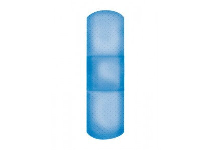 Metal Detectable Adhesive Strip American White Cross First Aid Fabric Blue 1 x 3 Inch Sterile