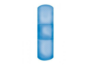 Metal Detectable Adhesive Strip American White Cross First Aid Fabric Blue 1 x 3 Inch Sterile