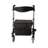 HealthSmart Gateway Titanium Gray 4 Wheel Rollator with Adjustable Height