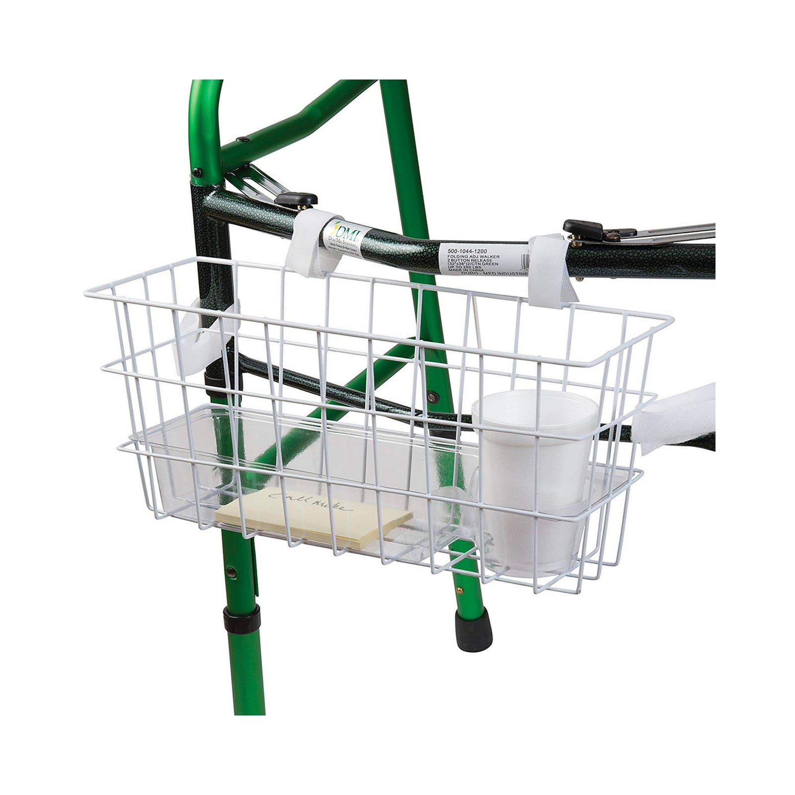 Mabis Walker Basket with Plastic Insert
