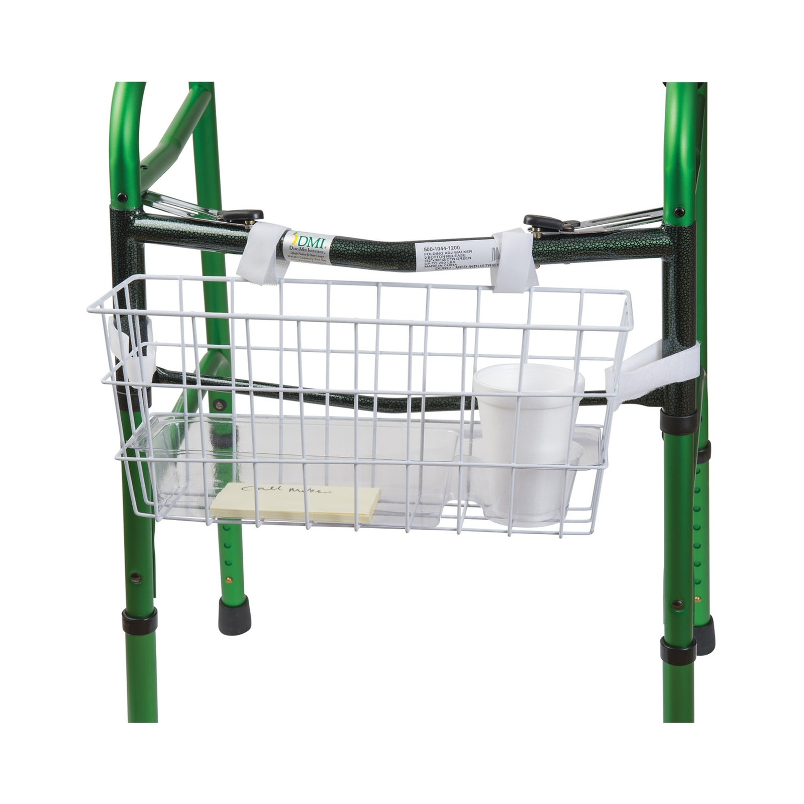 Mabis Walker Basket with Plastic Insert