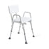 Mabis® Shower Chair with Fixed Arms and Backrest - 19 Inch Seat Width