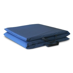 Blue Vinyl Bedside Mat 24 x 72 x 2 Inch