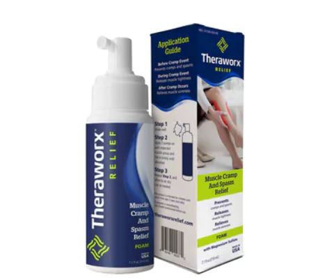 Theraworx Relief Muscle Cramp & Spasm Foam, 7.1 oz