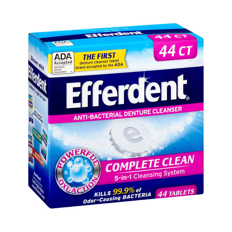 Efferdent Denture Cleaner transparent background