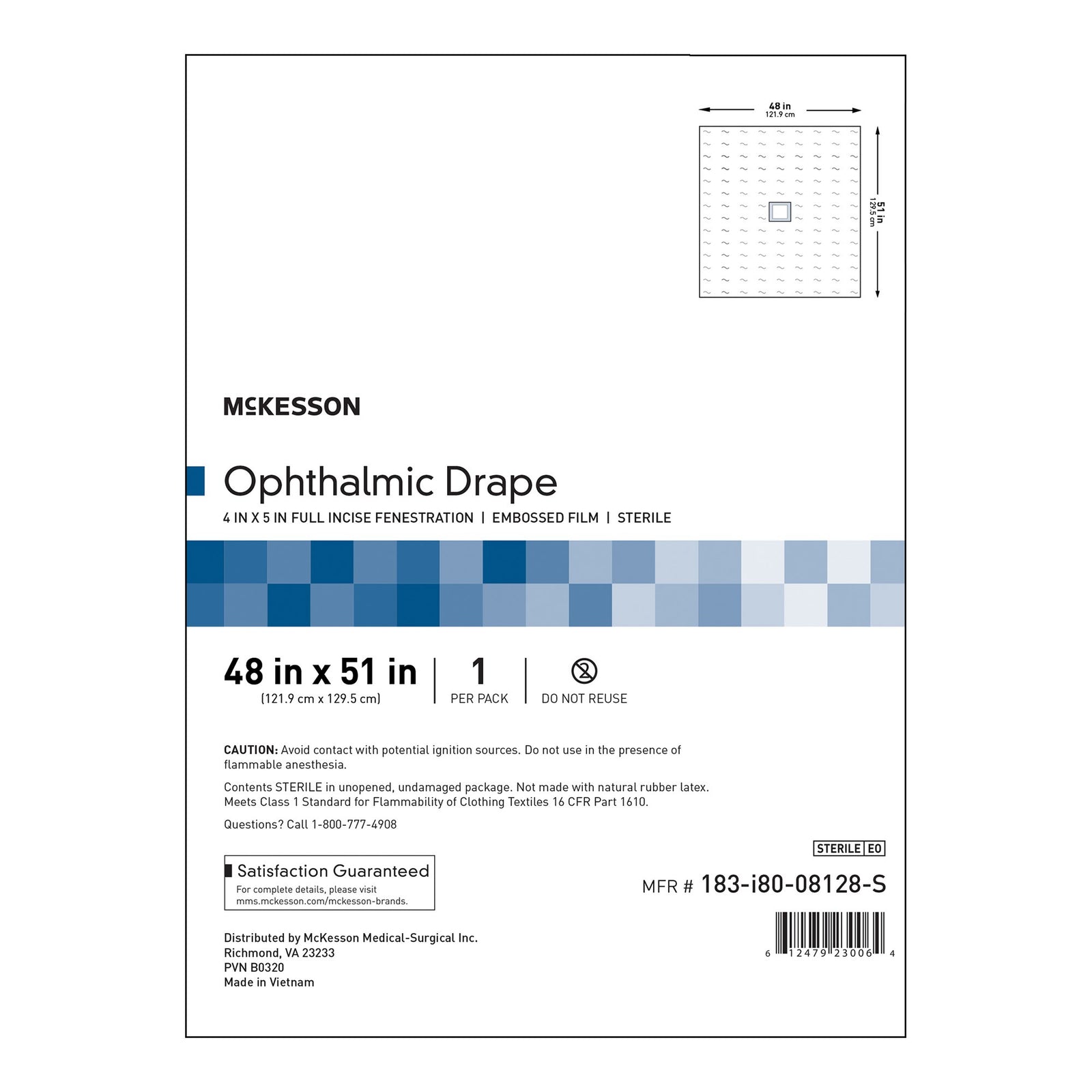 McKesson Surgical Ophthalmic Drape