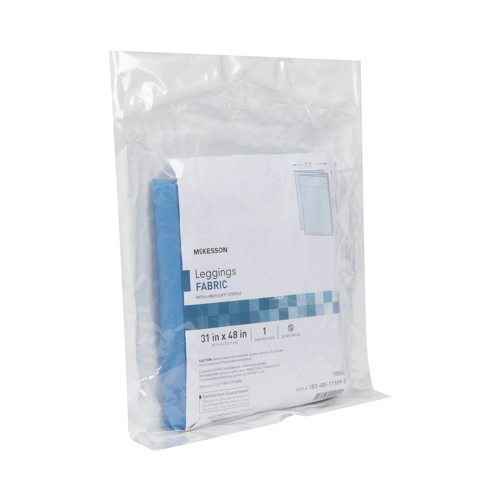 McKesson Surgical Leggings 31" x 48" Sterile