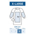 McKesson MedSurg Surgical Non Woven Raglan Str W Towel