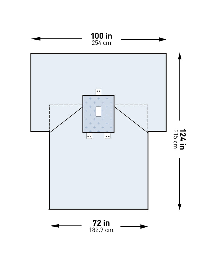 McKesson Pediatric Laparotomy Drape