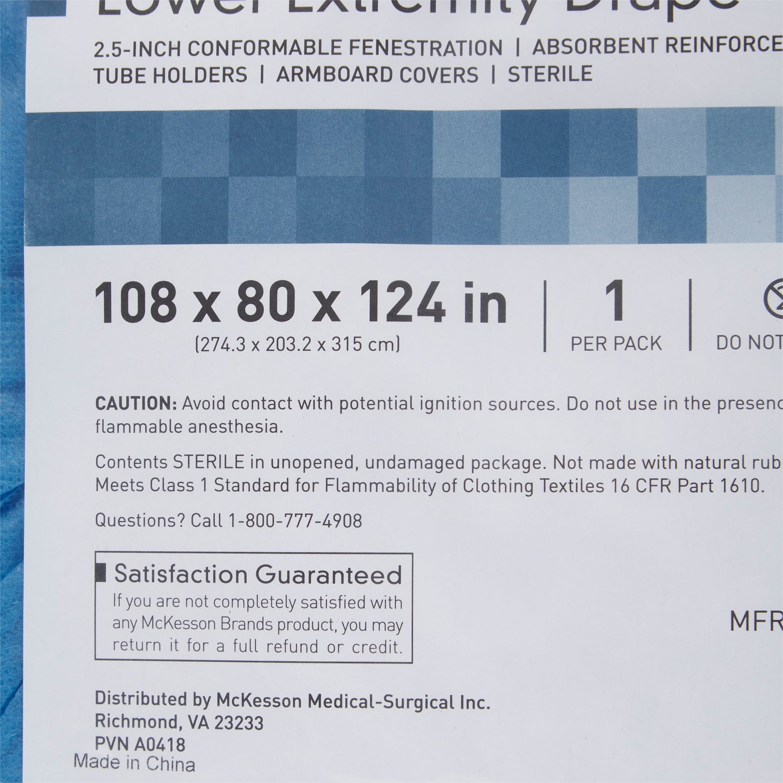 McKesson Lower Extremity Orthopedic Drape