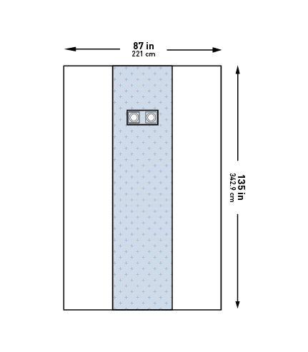 McKesson Femoral Angiography X-Long Cardiovascular Drape