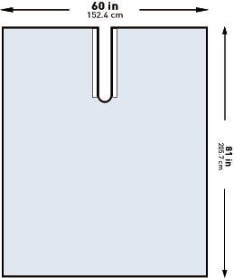 McKesson Impervious U-Drape Orthopedic Surgical Drape