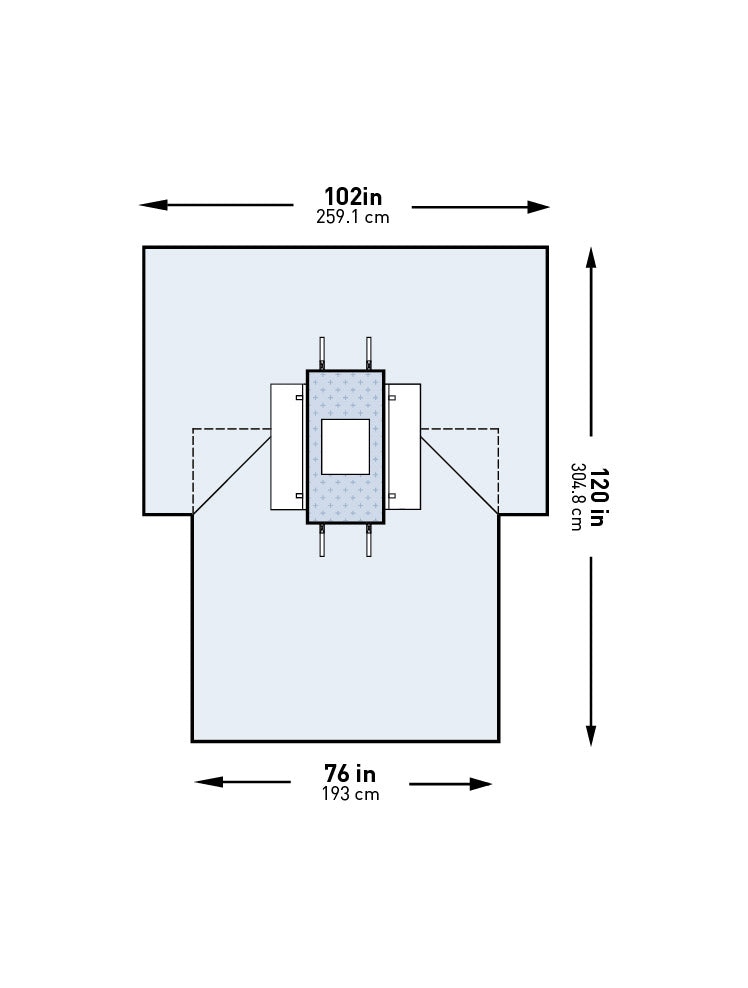 McKesson Laparotomy Abdominal Surgical Drape