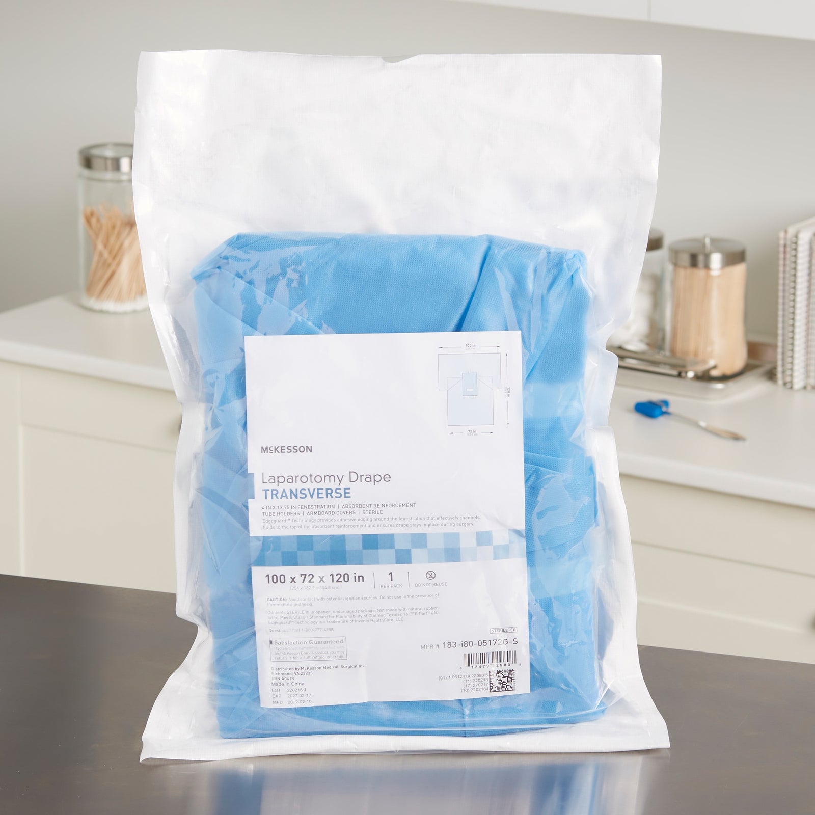 McKesson Transverse Laparotomy Drape