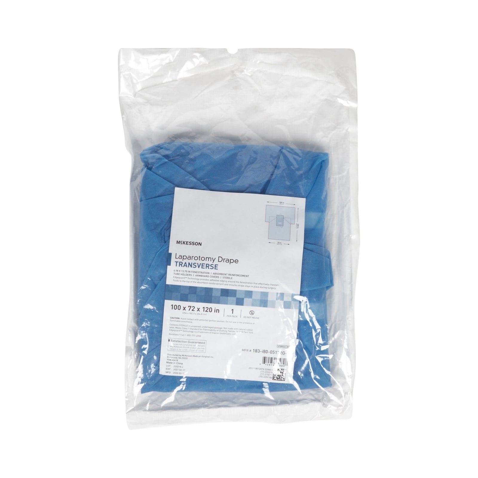 McKesson Transverse Laparotomy Drape