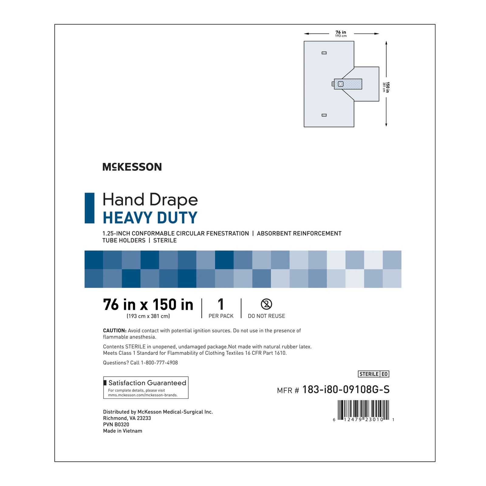 McKesson Orthopedic Hand Drape