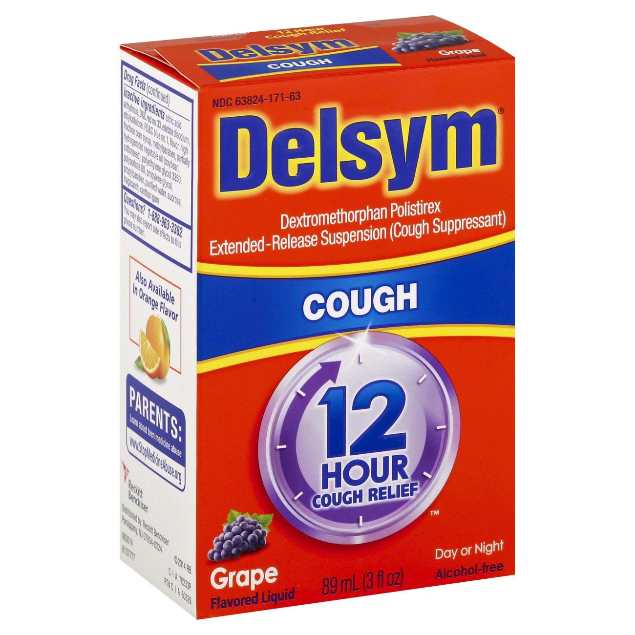 Delsym 12-Hour Cough Suppressant Liquid