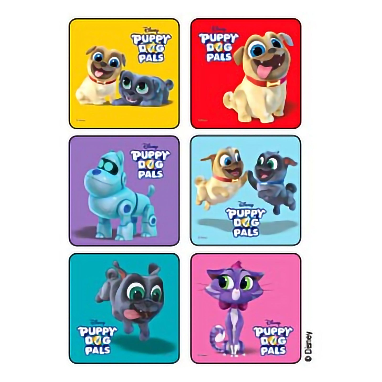 Kids Love Stickers Puppy Dog Pals Sticker 2-1/2 Inch