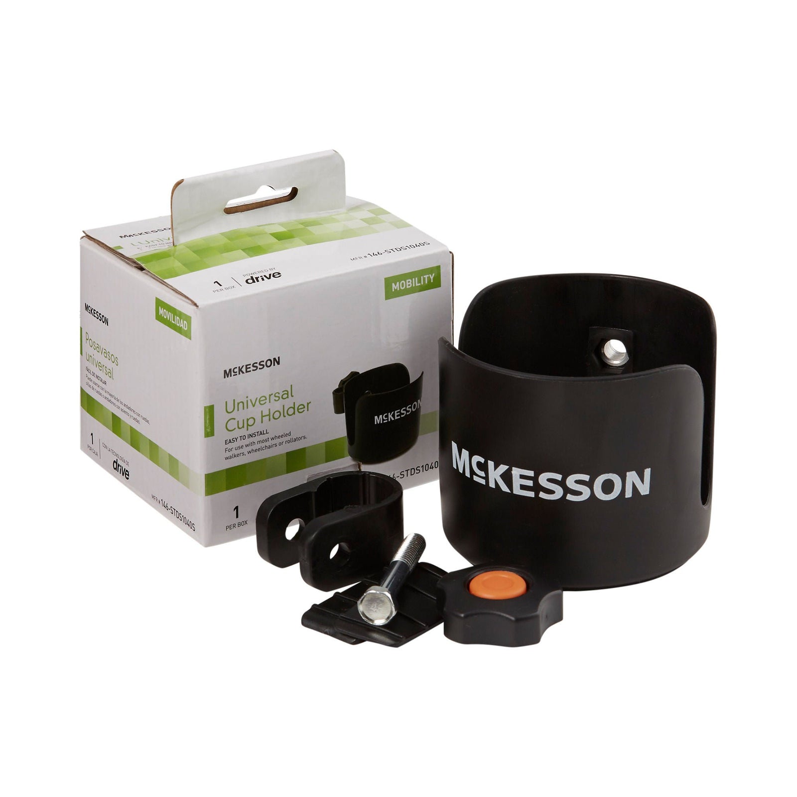 McKesson Universal Swivel Wheelchair Cup Holder