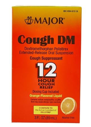 Major® Dextromethorphan HBr Cough Relief Liquid 3 oz.