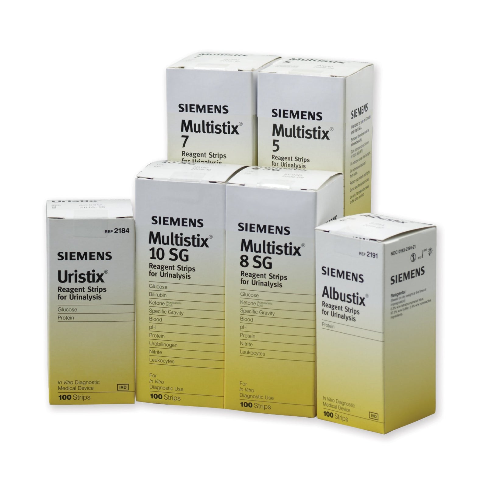 Uristix® Glucose & Protein Urinalysis Test Strips, 100 per Bottle
