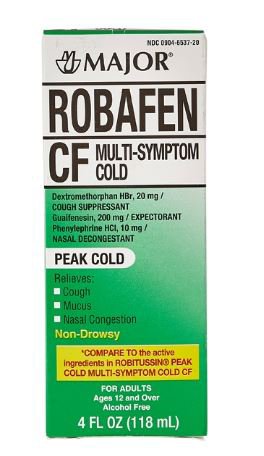 Robafen CF Cold and Cough Relief Liquid 4 oz