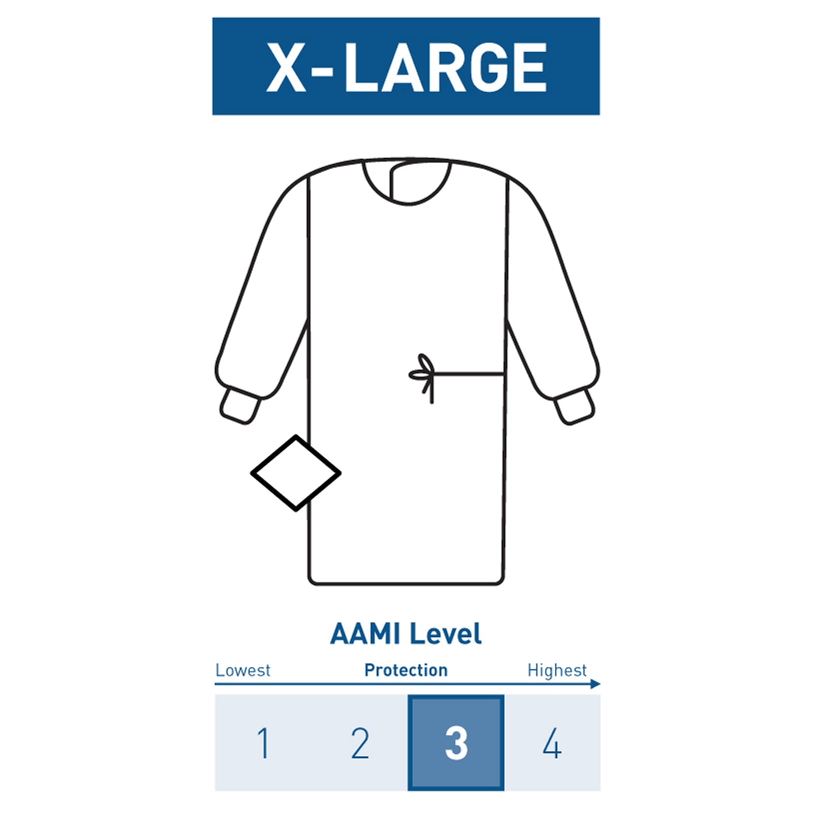 McKesson Non-Reinforced Surgical Gown with Towel