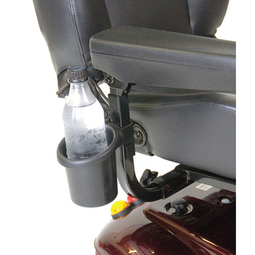 Gray Mobility Scooter Drink Holder