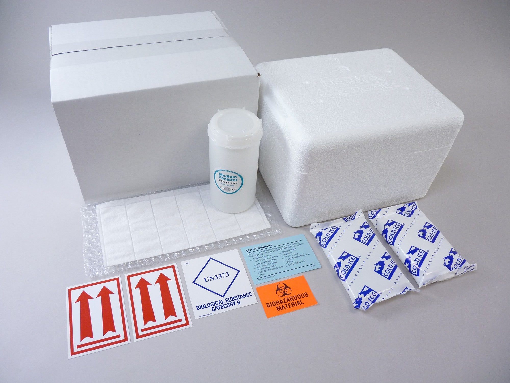 Therapak® 4 x 6 x 8 Small Cooler Refrigerated Shipping System