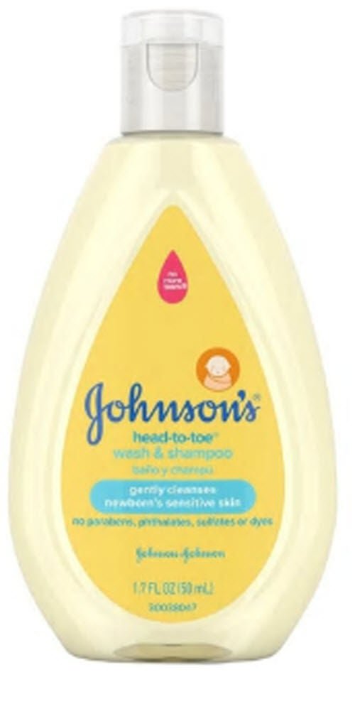 Johnson's Head-to-Toe Baby Wash & Shampoo, 1.7 oz