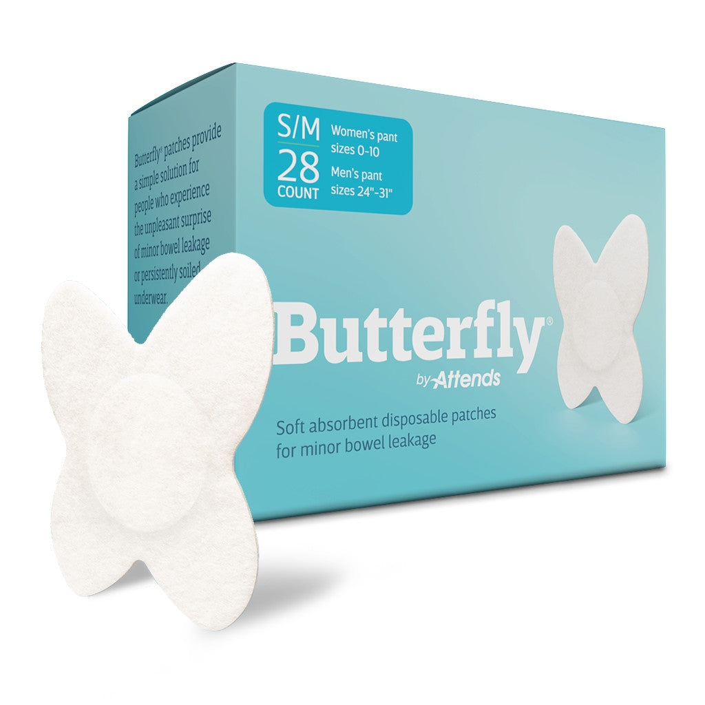 Attends Healthcare Butterfly Body Women's Liners, Small/Medium