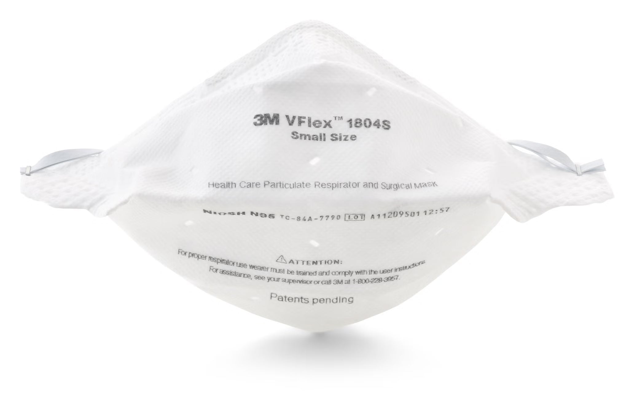 3M N95 Medical Disposable Respirator, Small