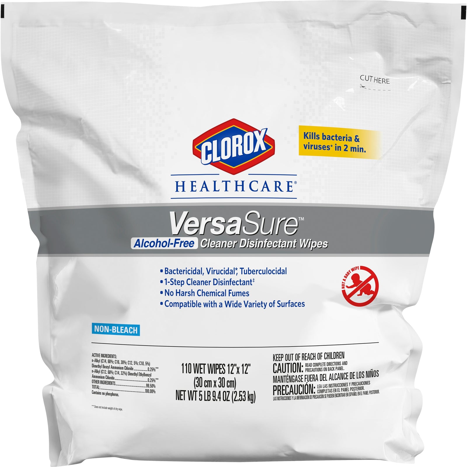 Clorox VersaSure Surface Disinfectant Wipes