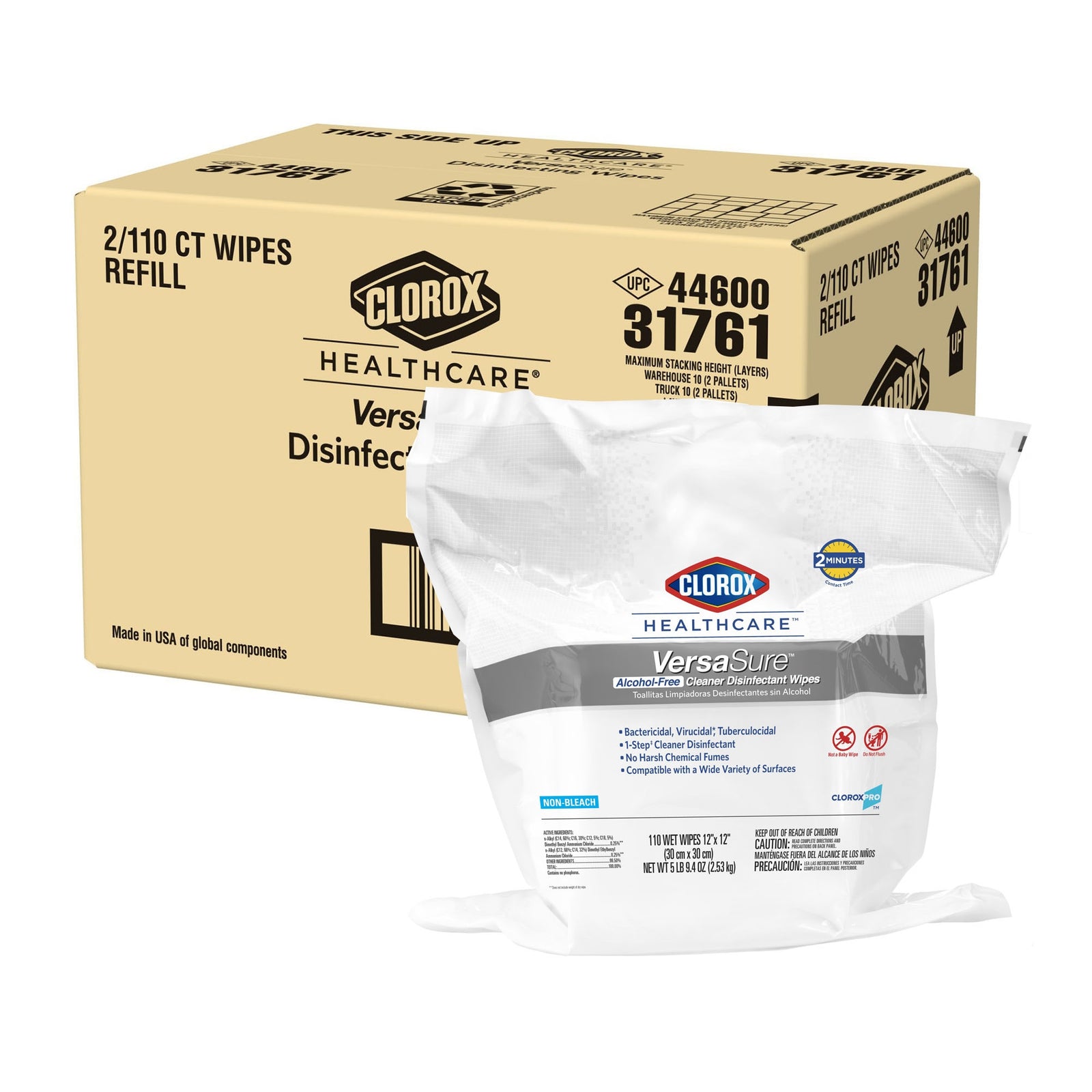 Clorox VersaSure Surface Disinfectant Wipes