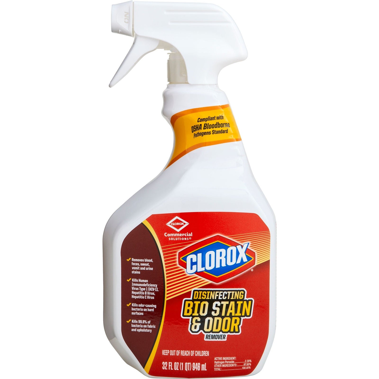 Clorox Disinfecting Bio Stain & Odor Remover Spray, 32 oz