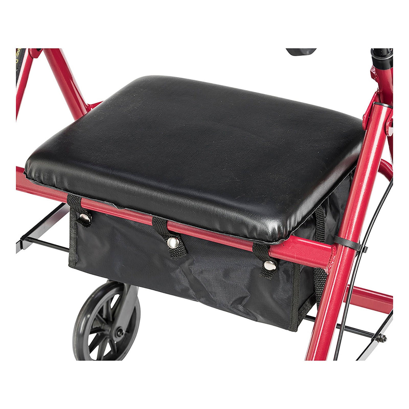 Drive DeVilbiss 4-Wheel Rollator with Fold-Up Back Support, 33–38 in