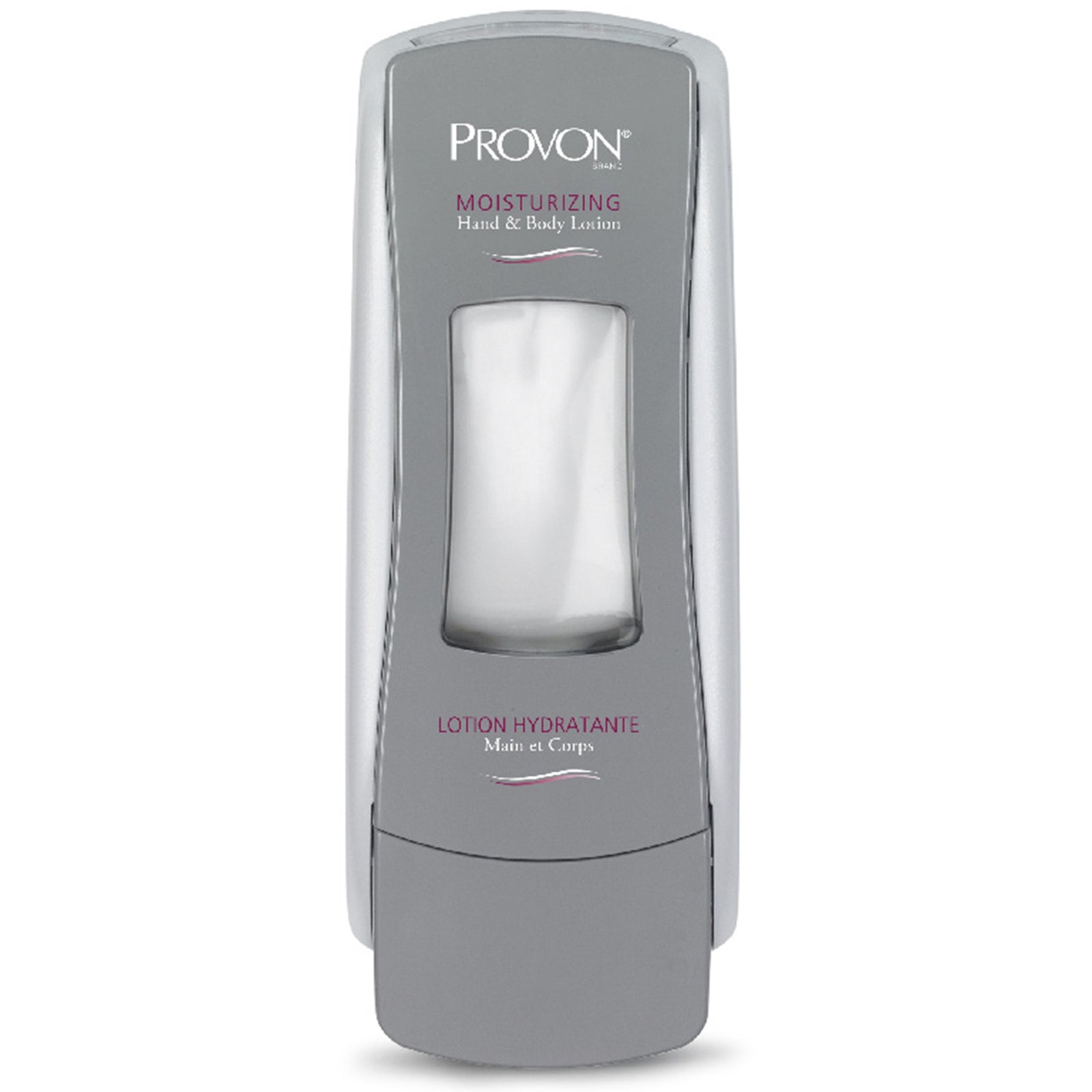 ProvonN Gray ABS Plastic Manual Push Lotion Dispenser 700 mL