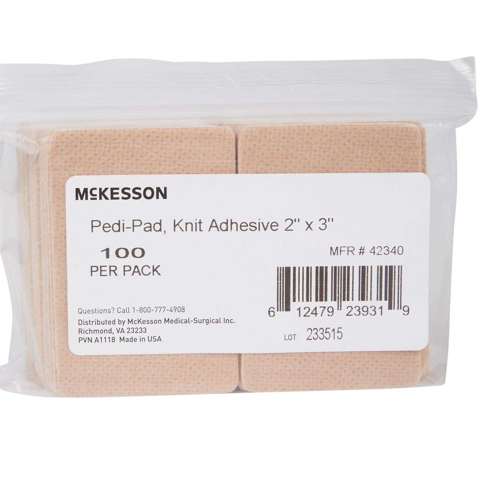 McKesson Protective Pad with Adhesive Backing