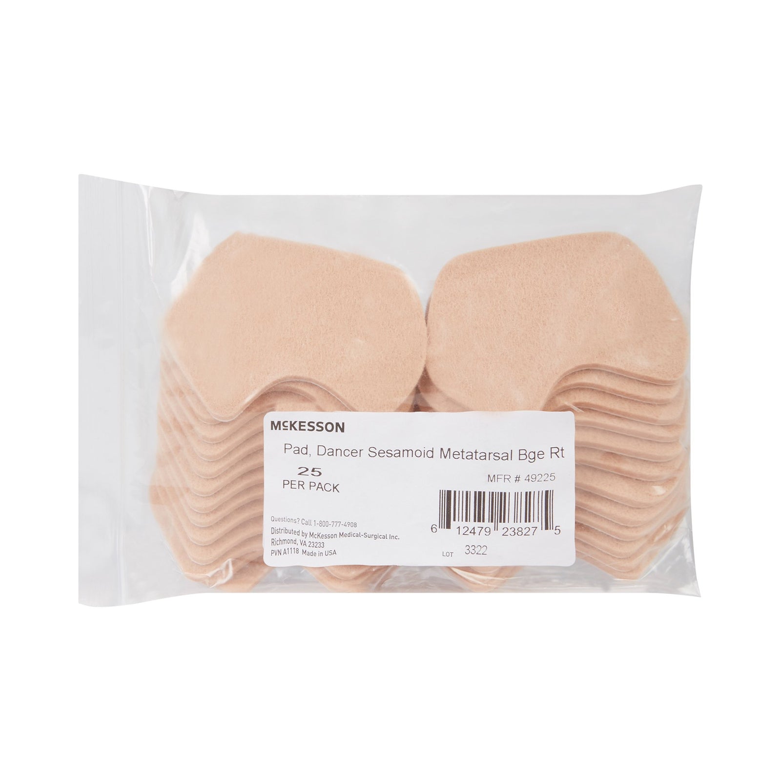 McKesson Dancer Sesamoid Pad - Right Foot